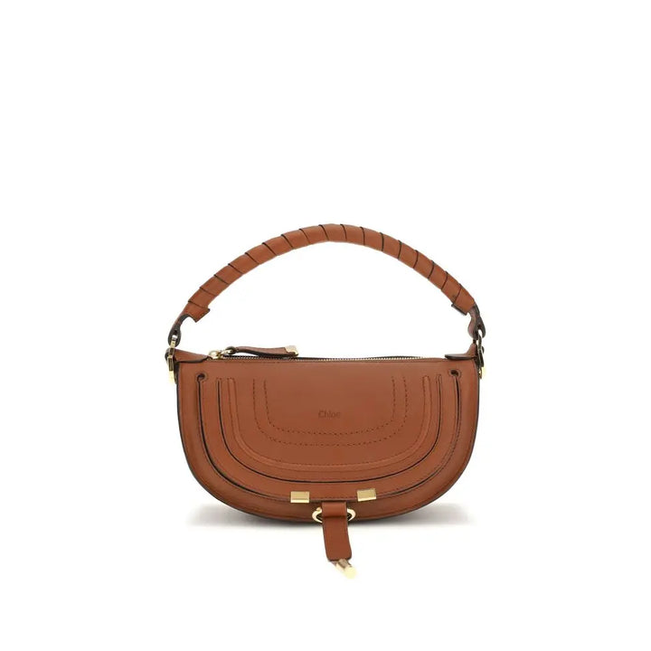Brown Calf Leather Bos Taurus Shoulder Bag Chloé