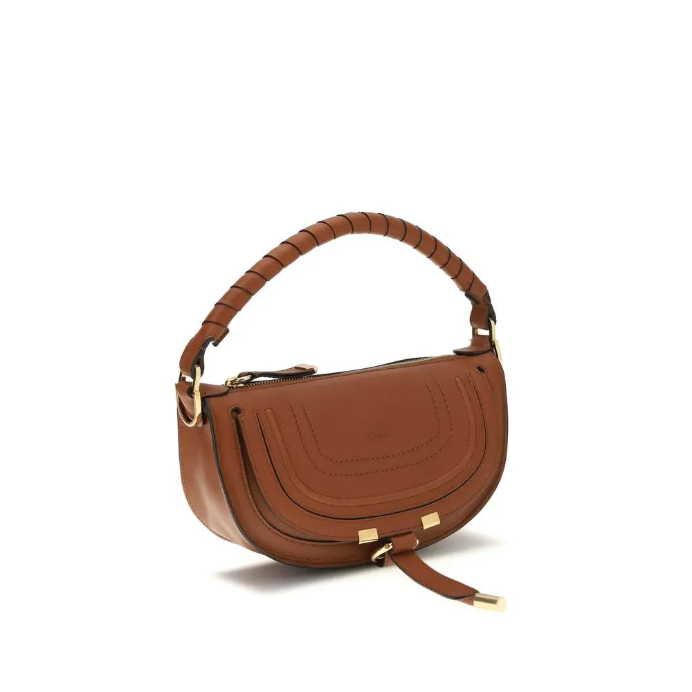Brown Calf Leather Bos Taurus Shoulder Bag Chloé
