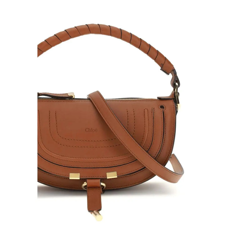 Brown Calf Leather Bos Taurus Shoulder Bag Chloé