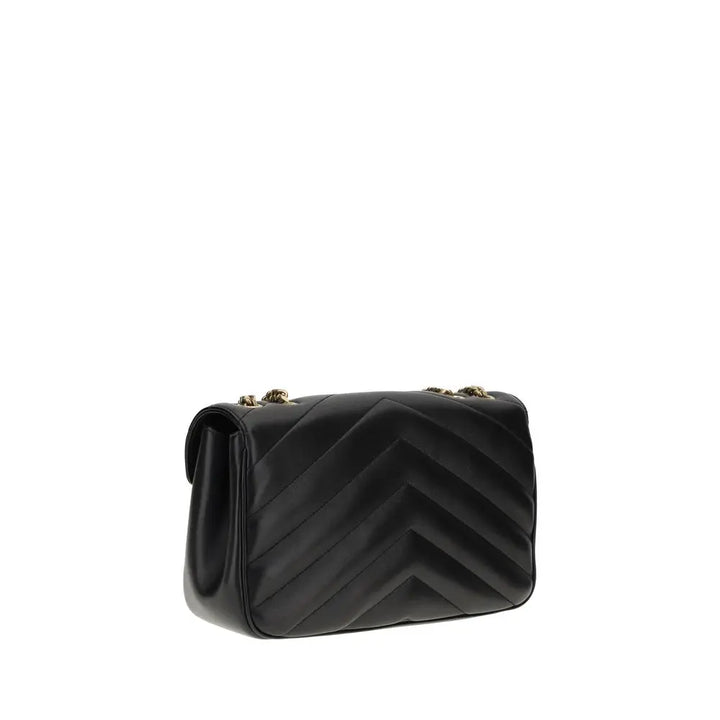 Black Calf Leather Bos Taurus Shoulder Bag Saint Laurent