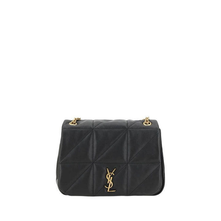 Black Calf Leather Bos Taurus Shoulder Bag Saint Laurent