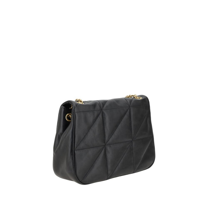 Black Calf Leather Bos Taurus Shoulder Bag Saint Laurent