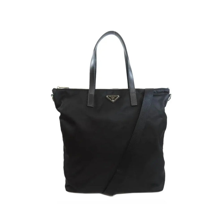 Black Nylon Tote Bag Prada