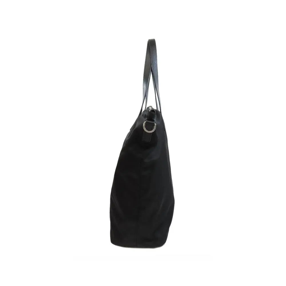 Black Nylon Tote Bag Prada