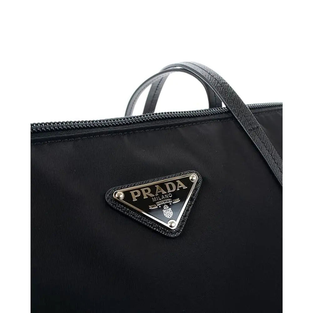Black Nylon Tote Bag Prada
