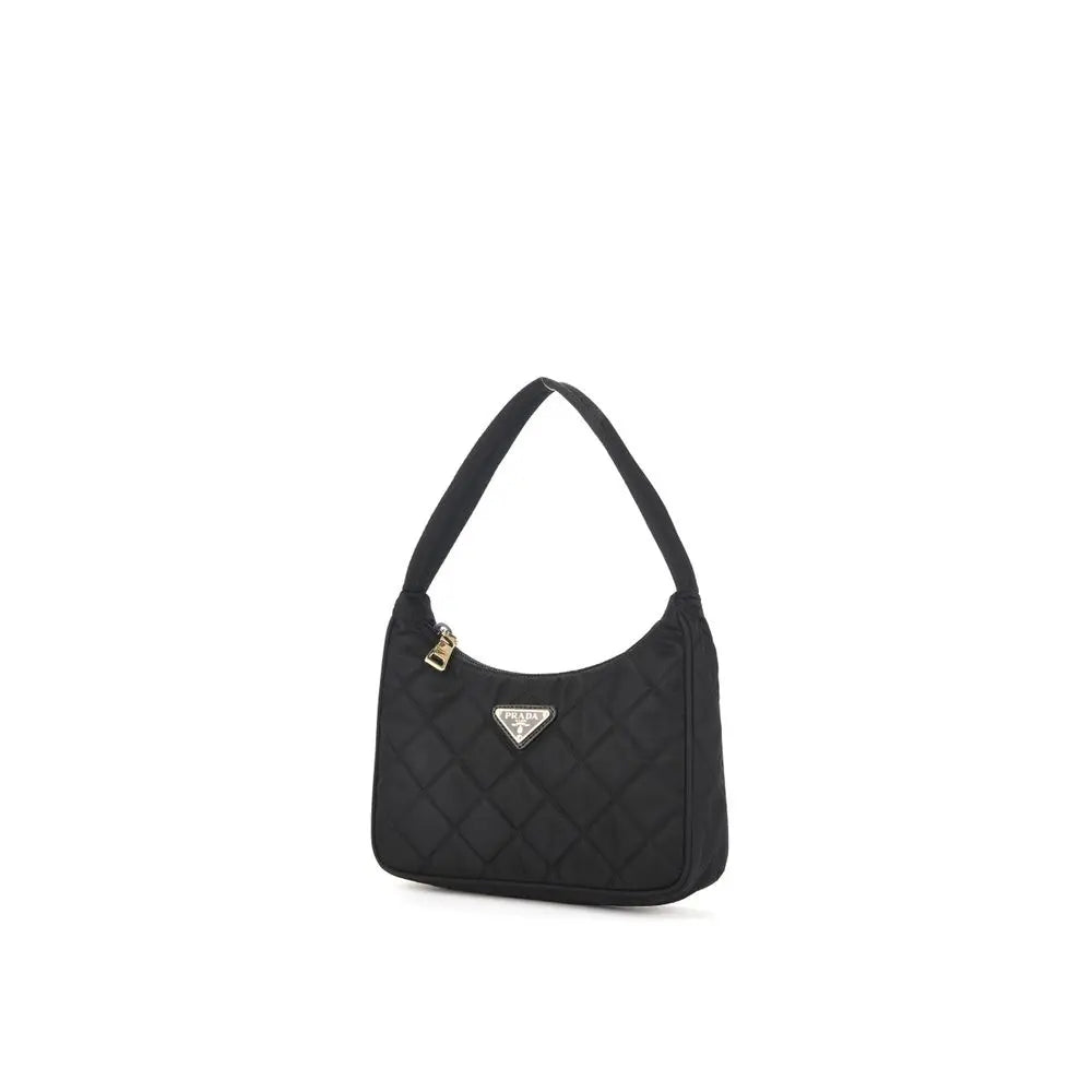 Black Nylon Shoulder Bag Prada