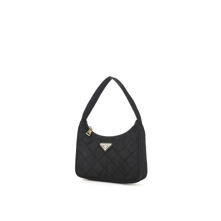 Black Nylon Shoulder Bag Prada