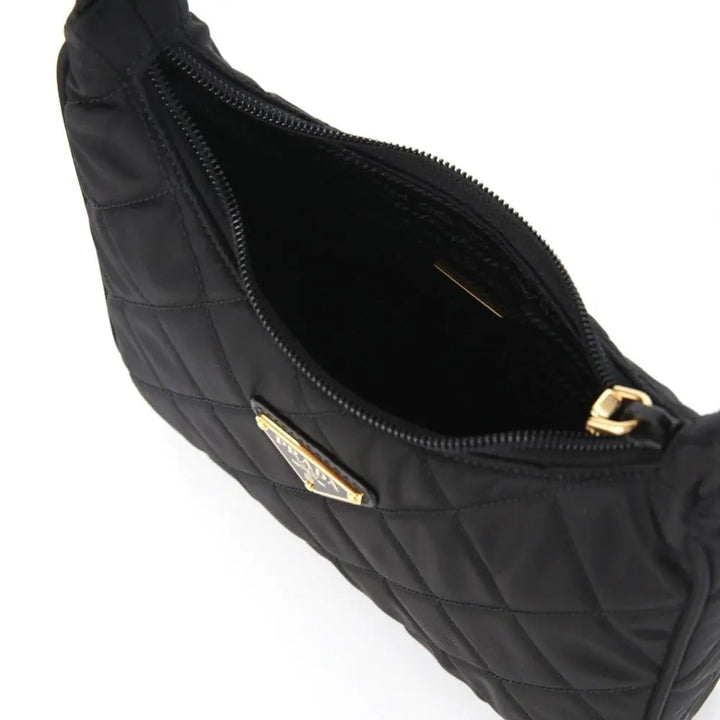 Black Nylon Shoulder Bag Prada