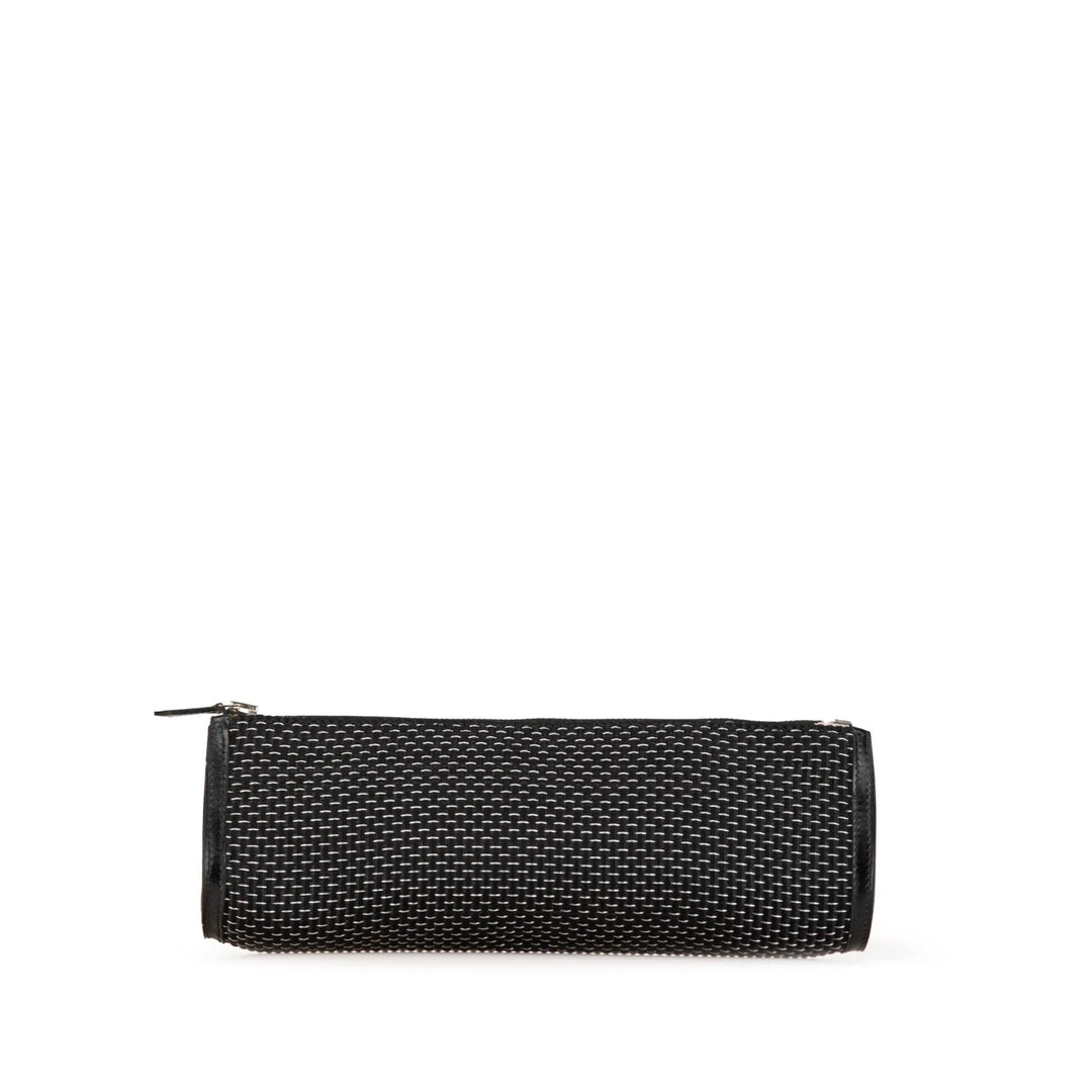 Black Woven Shoulder Bag Hermès