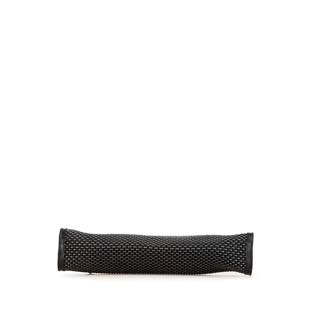 Black Woven Shoulder Bag Hermès