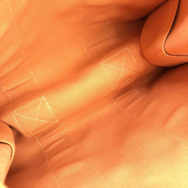 Canvas Tote Bag In Pastel Orange Hermès