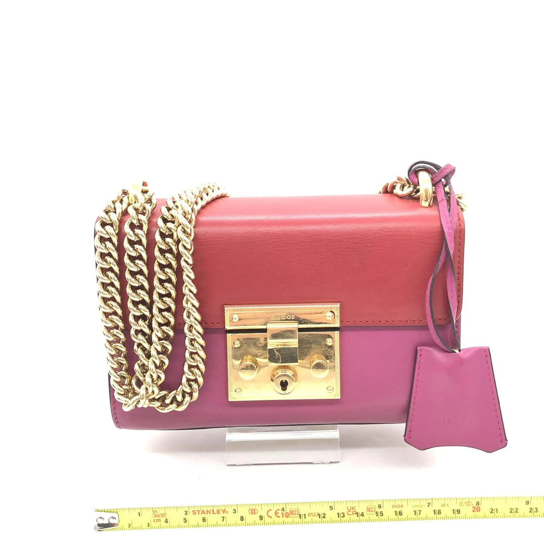 Padlock Crossbody Shoulder Bag In Pink Gucci