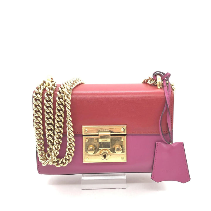 Padlock Crossbody Shoulder Bag In Pink Gucci