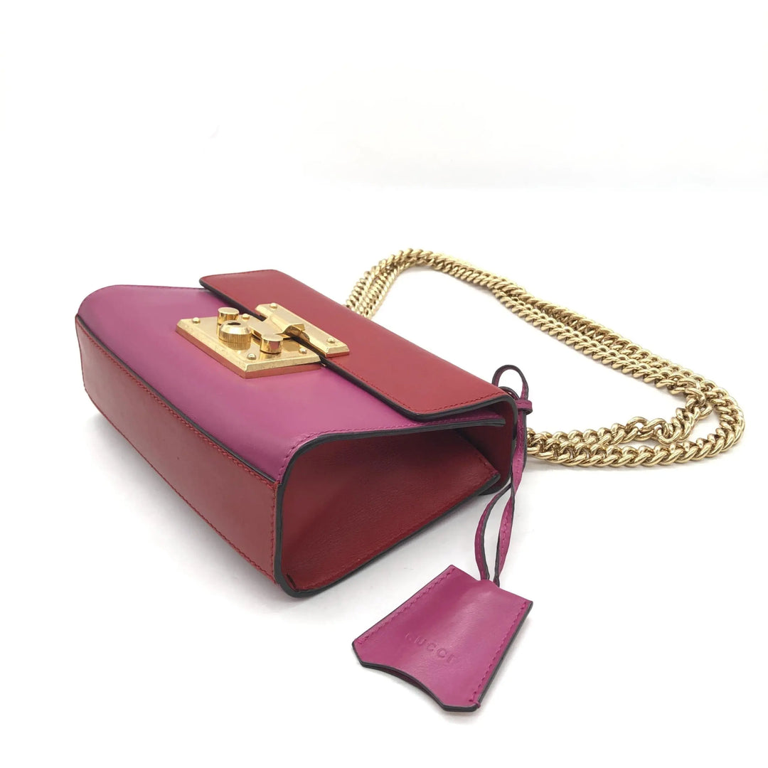 Padlock Crossbody Shoulder Bag In Pink Gucci