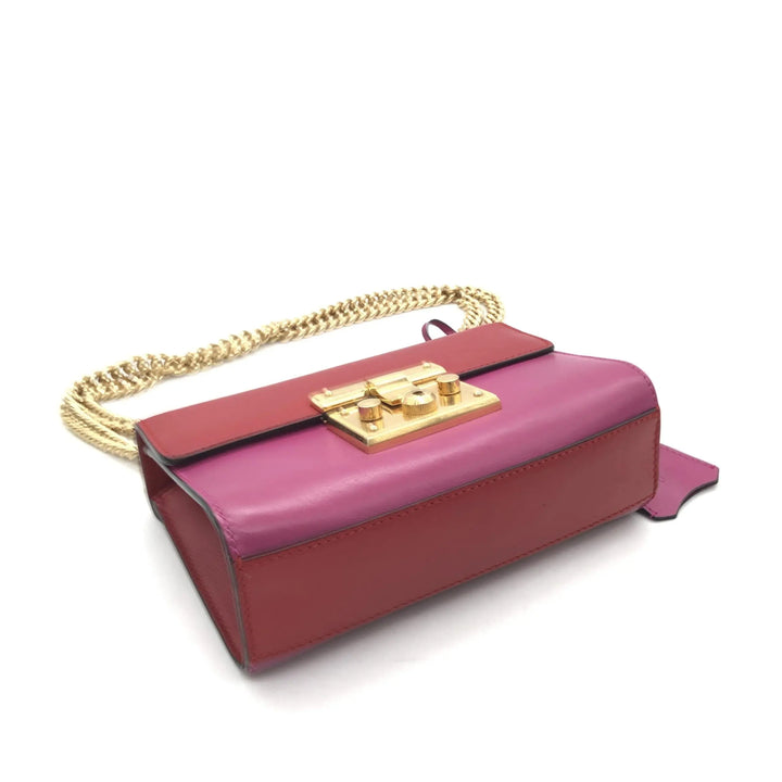 Padlock Crossbody Shoulder Bag In Pink Gucci