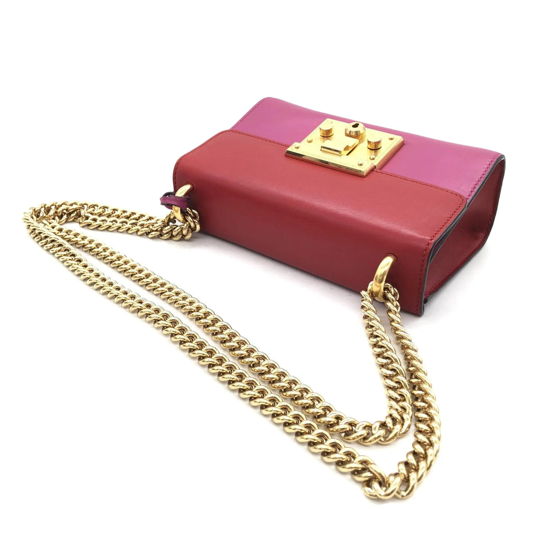 Padlock Crossbody Shoulder Bag In Pink Gucci
