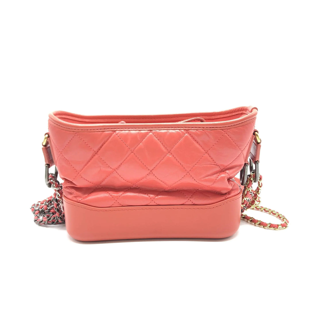 Red Gabriel Chain Shoulder Bag Chanel