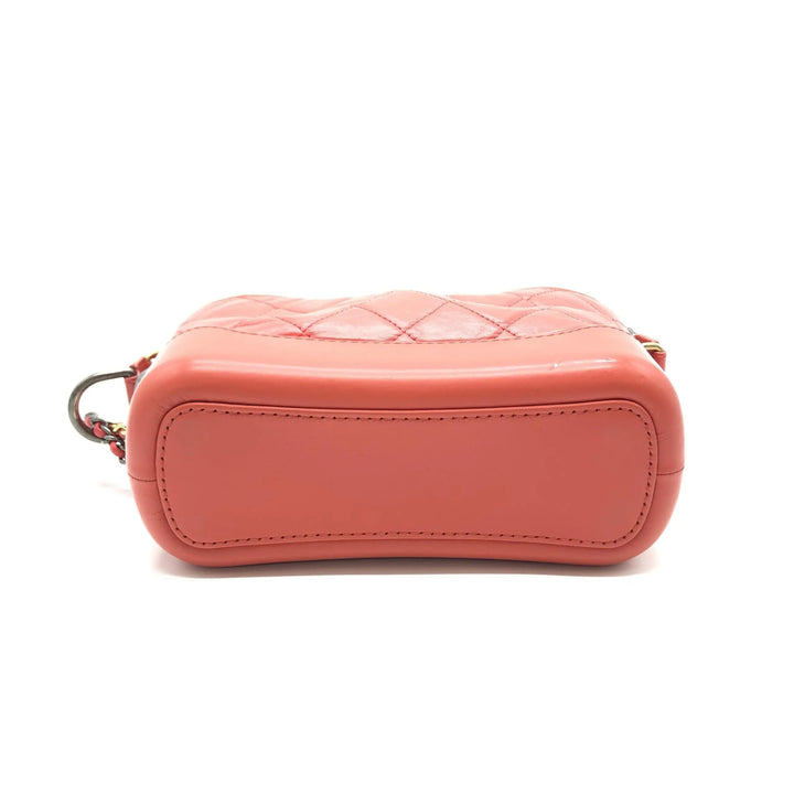 Red Gabriel Chain Shoulder Bag Chanel