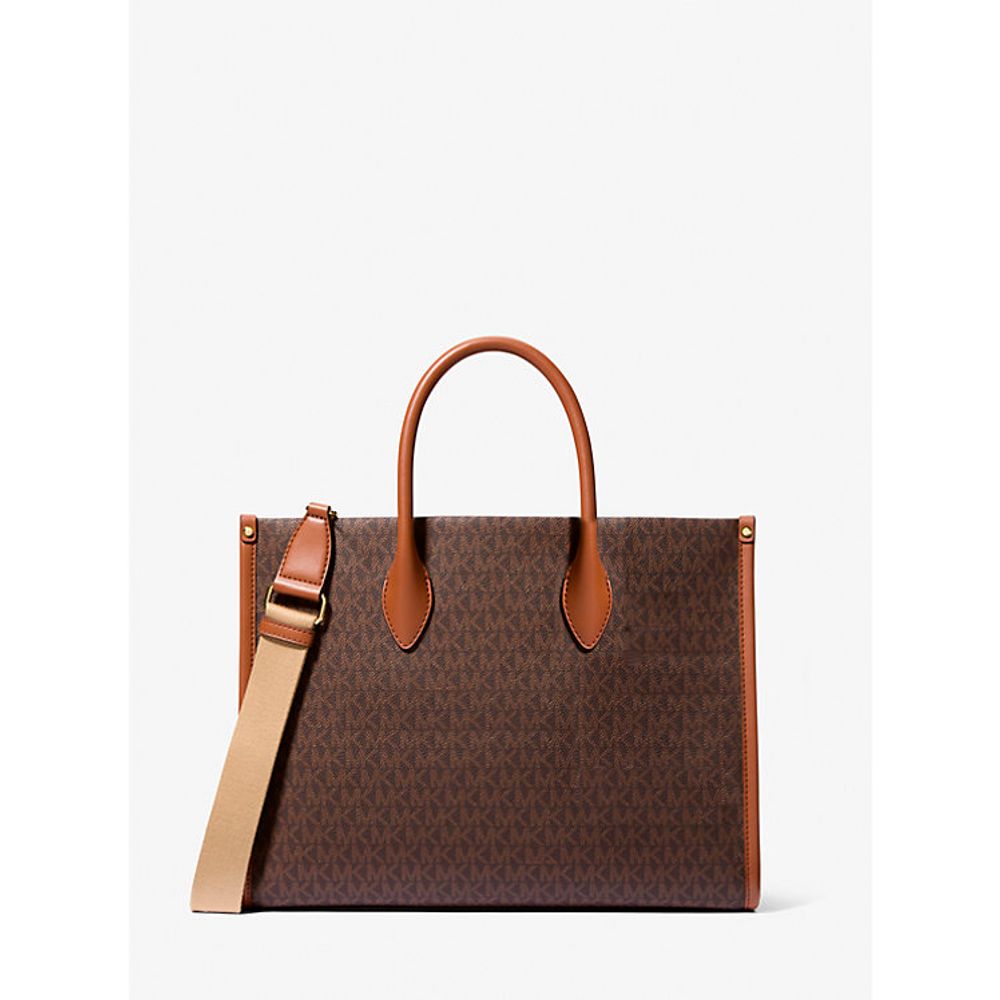Brown Leather Shoulder Bag Michael Kors