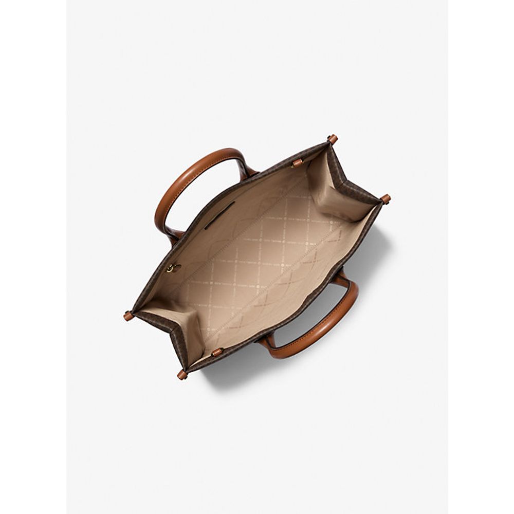 Brown Leather Shoulder Bag Michael Kors