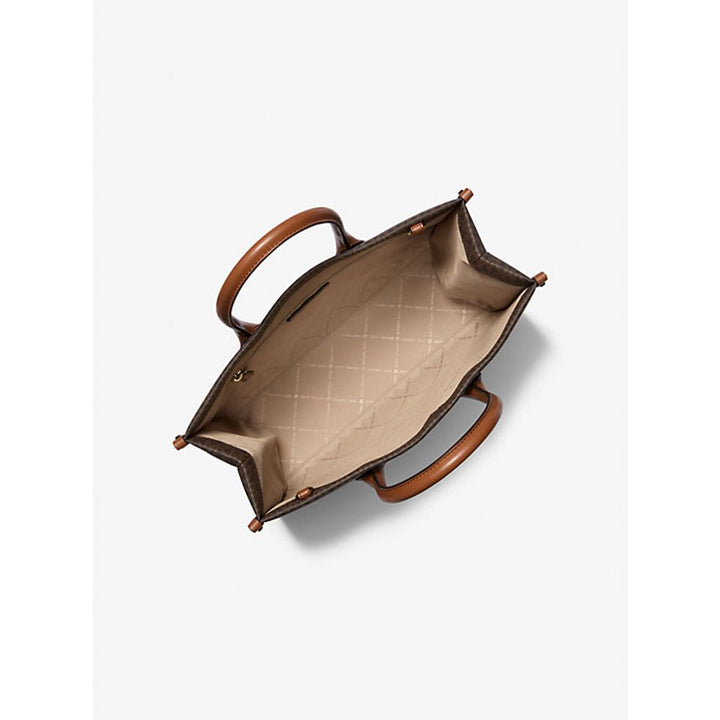 Brown Leather Shoulder Bag Michael Kors