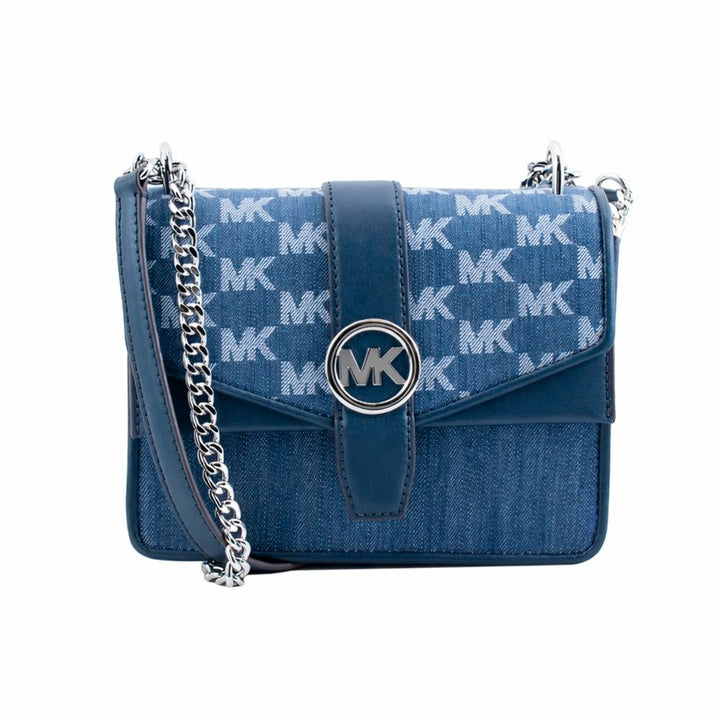 Blue Canvas Crossbody Bag Michael Kors