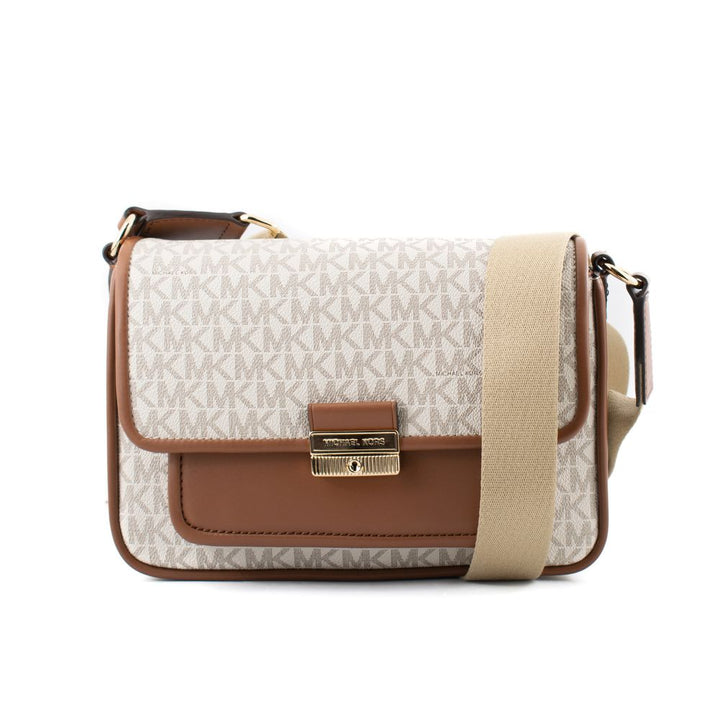 Beige Canvas Crossbody Bag Michael Kors