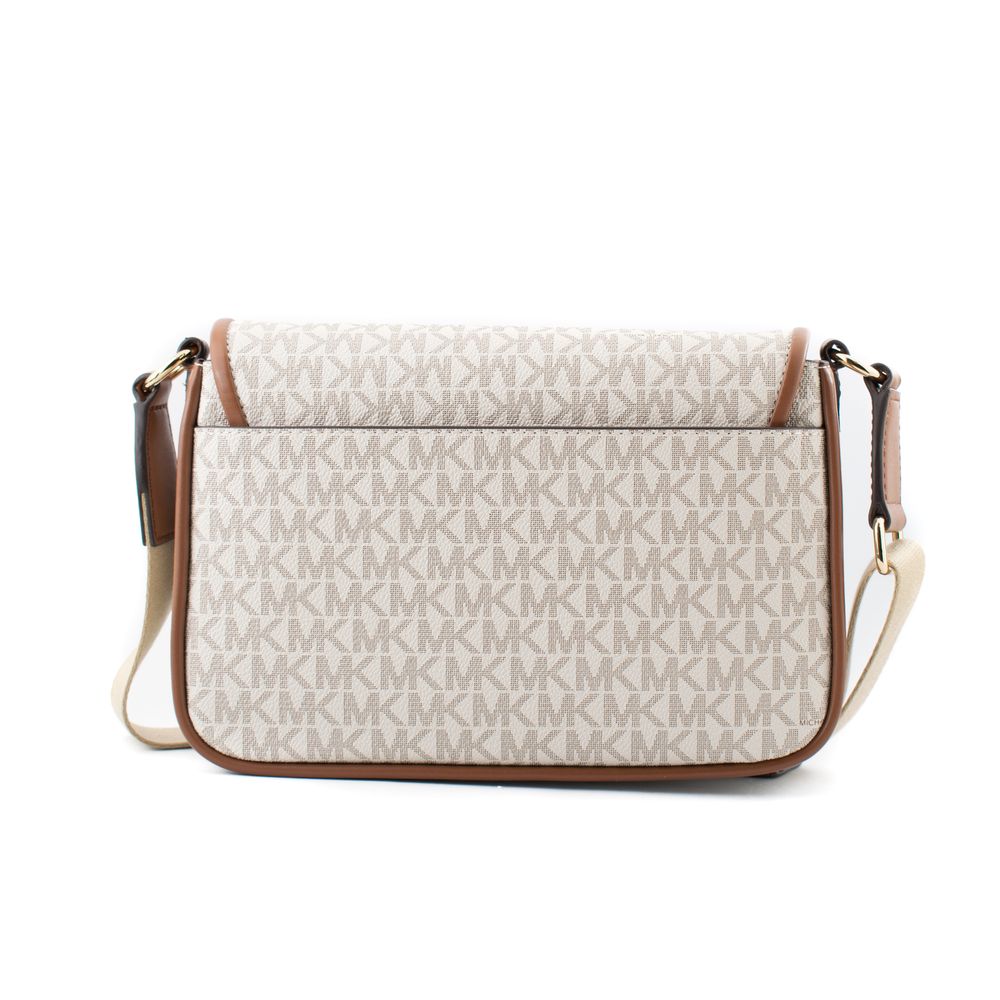 Beige Canvas Crossbody Bag Michael Kors