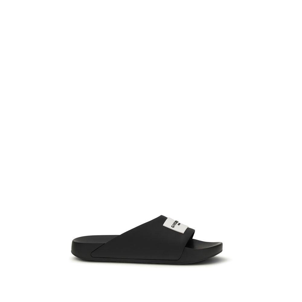 Black Rubber Sandals Givenchy