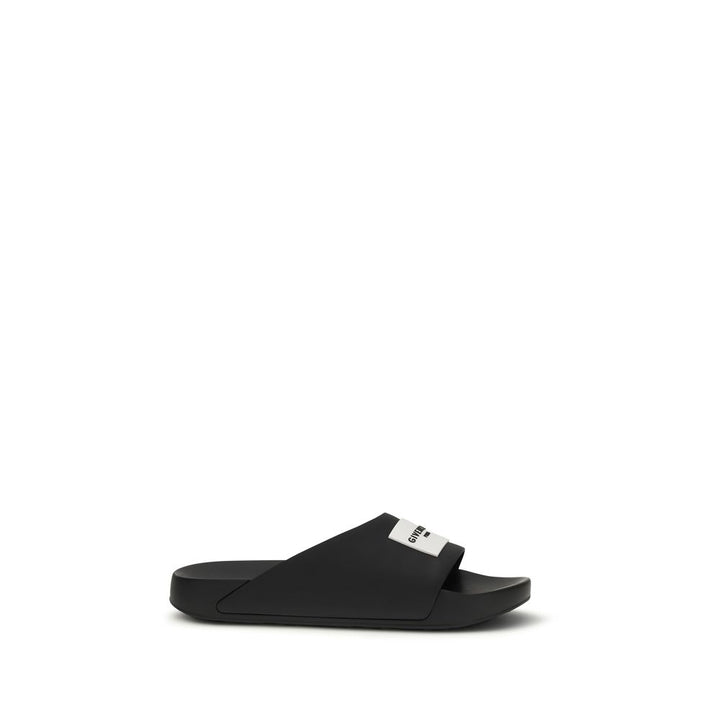Black Rubber Sandals Givenchy