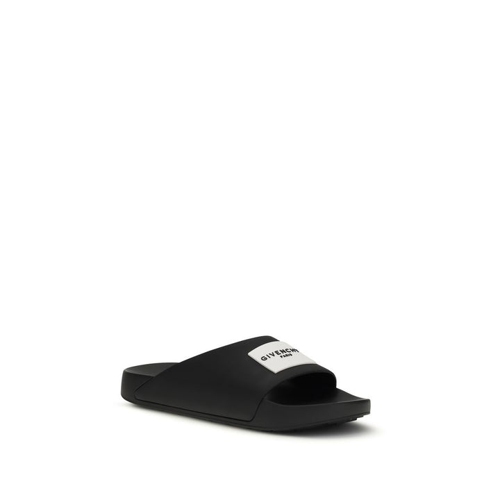 Black Rubber Sandals Givenchy