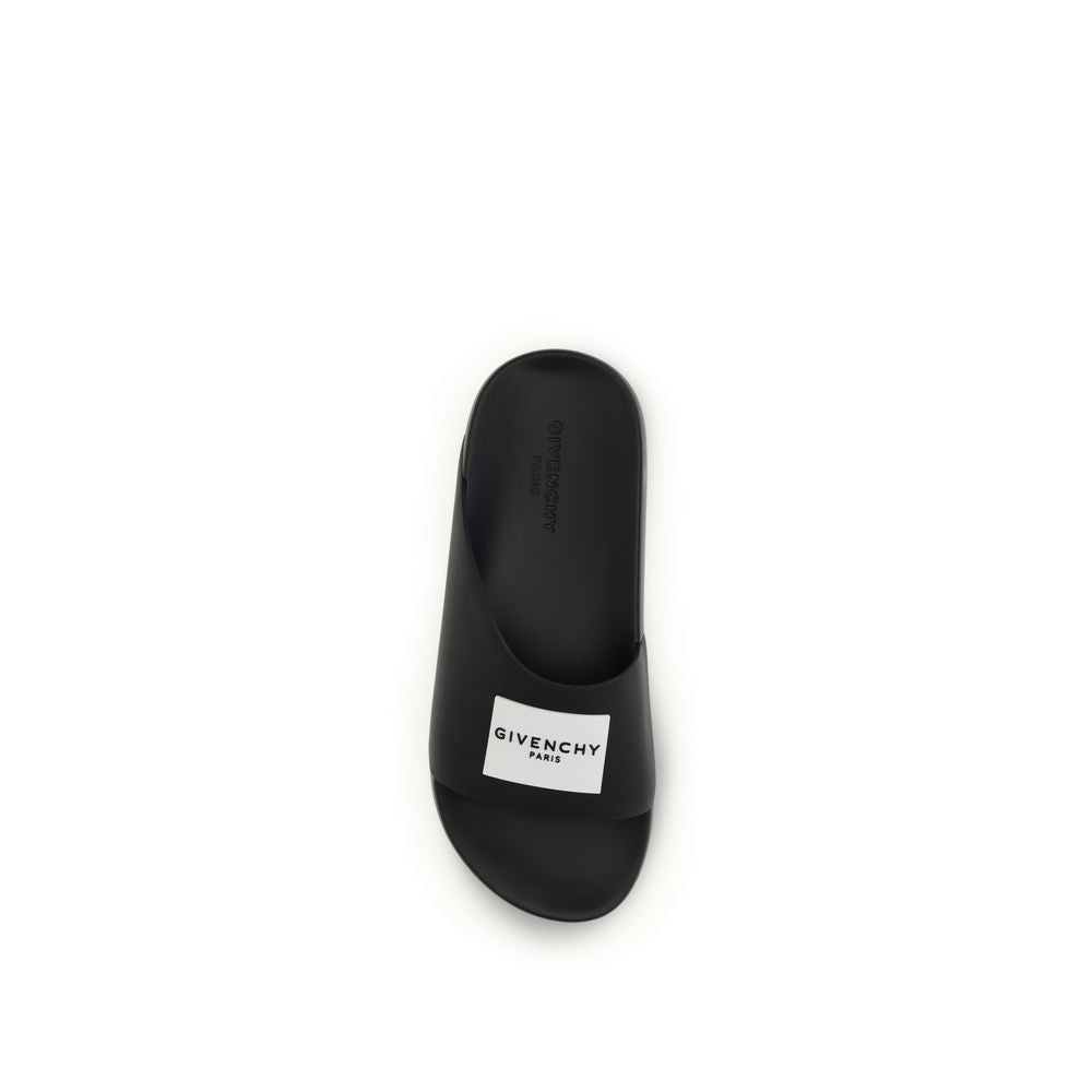 Black Rubber Sandals Givenchy