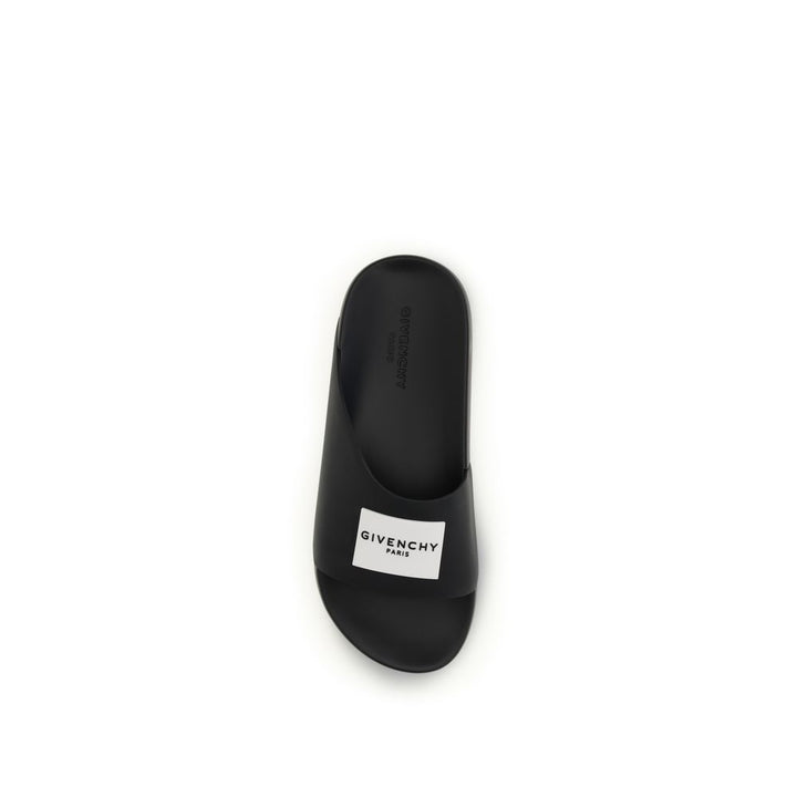 Black Rubber Sandals Givenchy