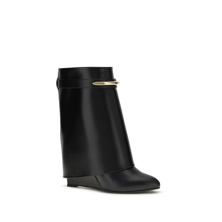 Black Calf Leather Bos Taurus Ankle Boots Givenchy