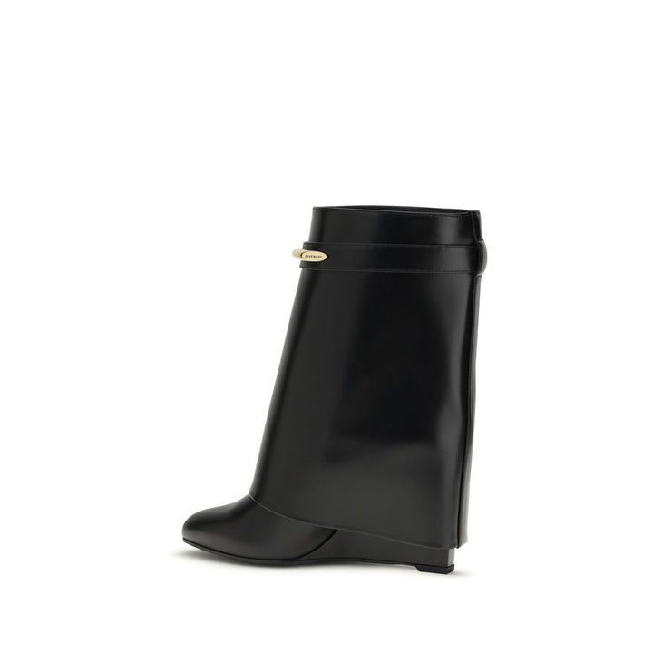 Black Calf Leather Bos Taurus Ankle Boots Givenchy