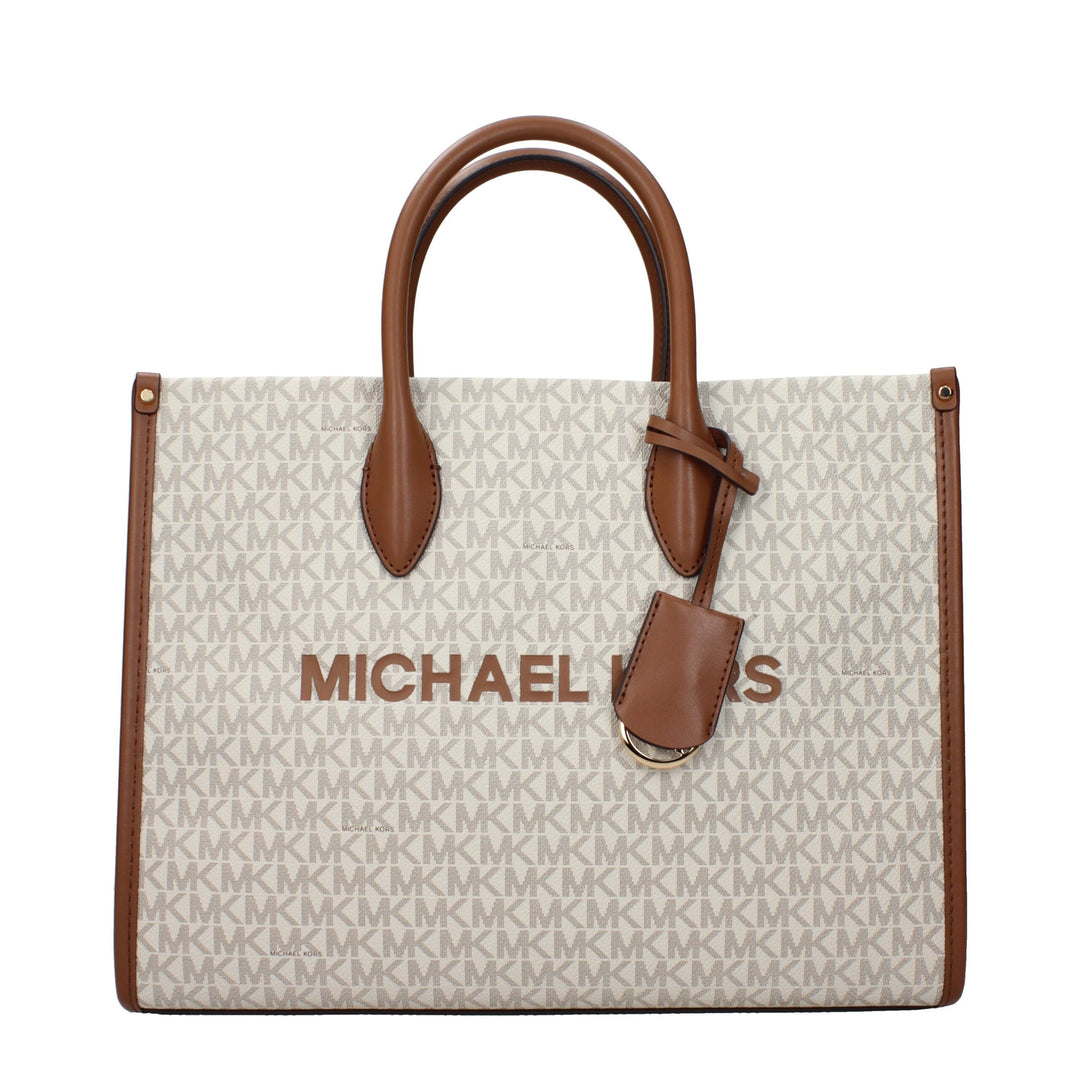 Beige Fabric Handbag Michael Kors