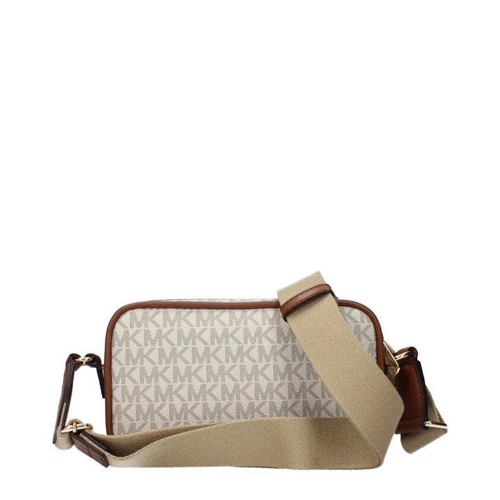 Beige Fabric Crossbody Bag Michael Kors
