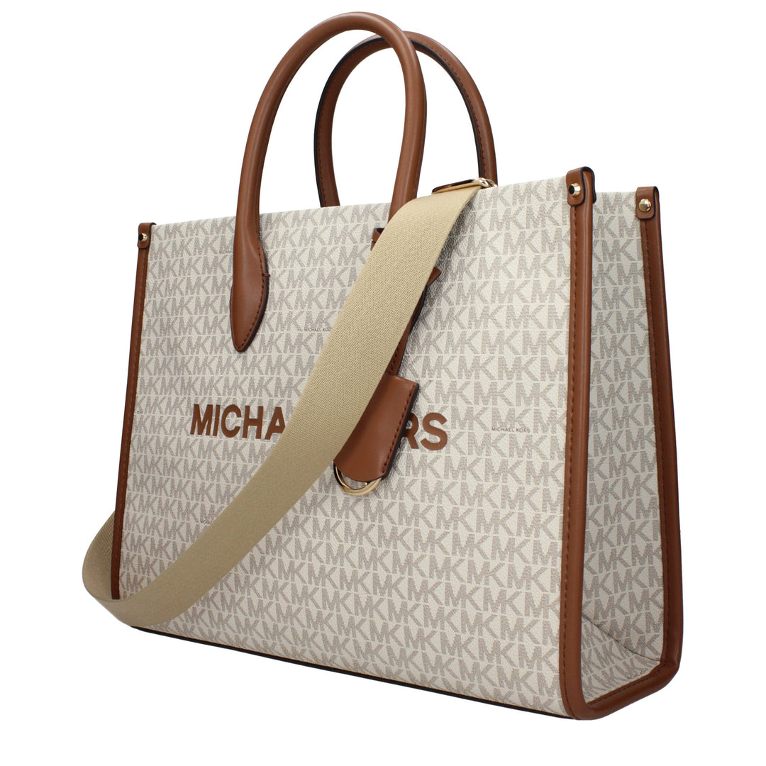 Beige Fabric Handbag Michael Kors