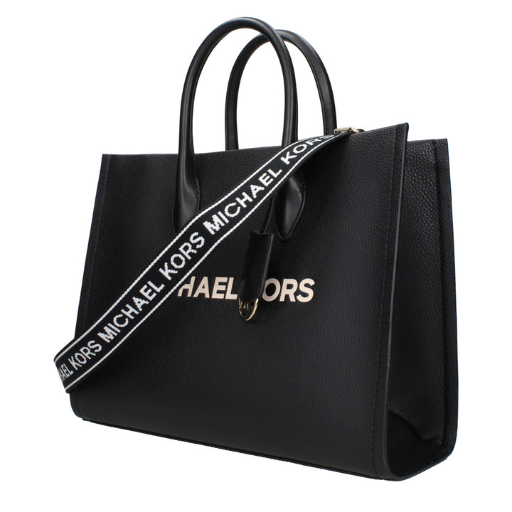 Black Leather Handbag Michael Kors