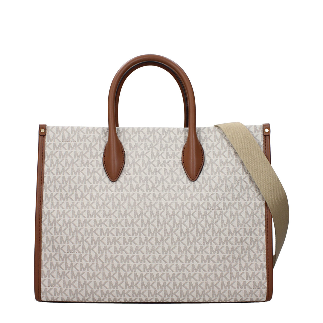 Beige Fabric Handbag Michael Kors