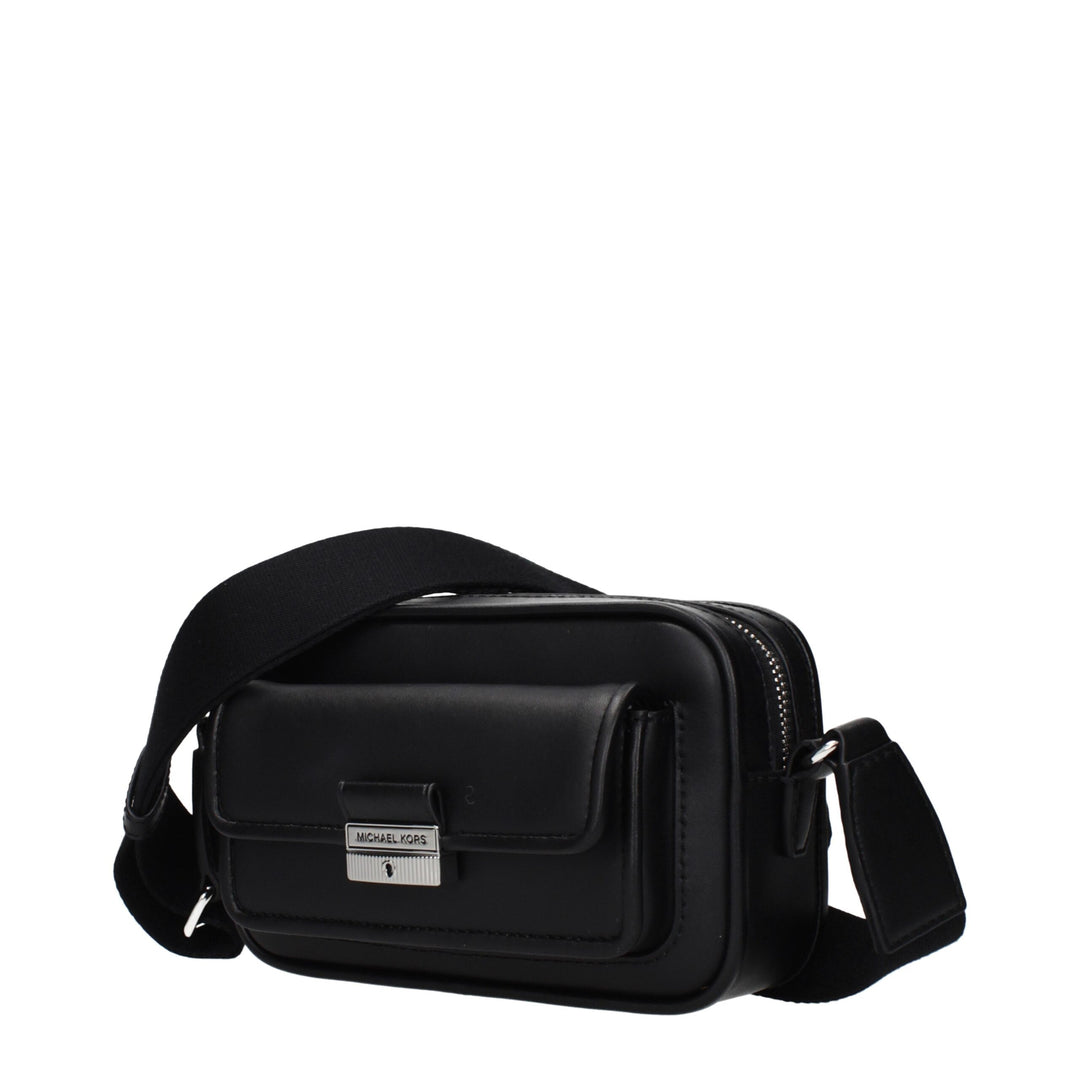 Black Leather Crossbody Bag Michael Kors