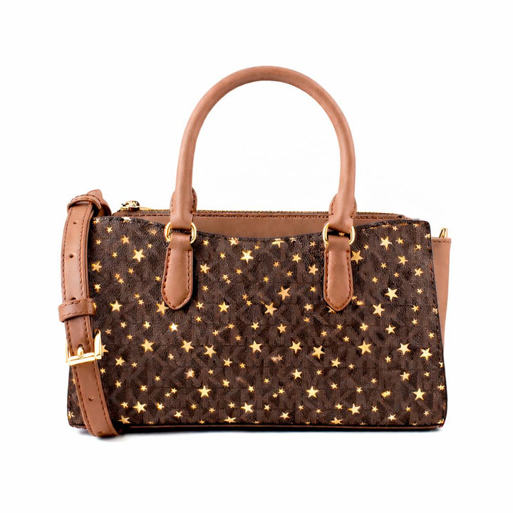 Brown Canvas Handbag Michael Kors
