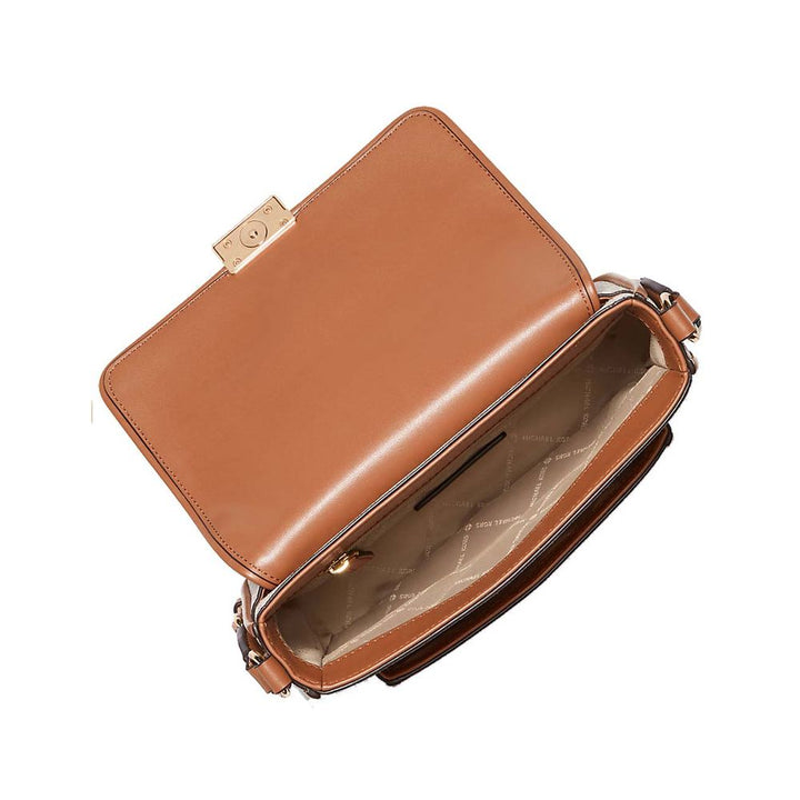 Brown Canvas Crossbody Bag Michael Kors