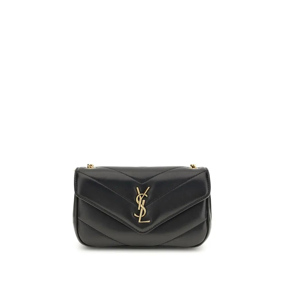 Black Lamb Ovis Aries Aries Shoulder Bag Saint Laurent