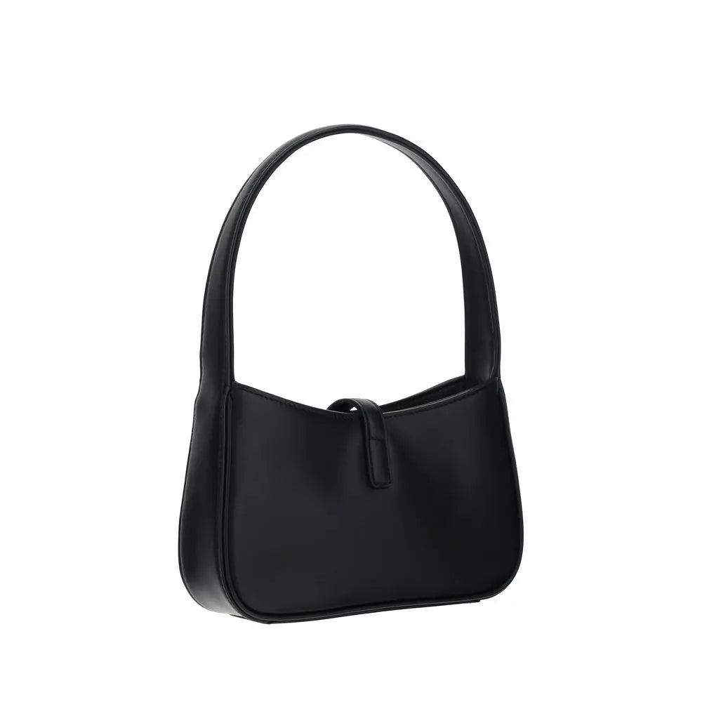 Black Calf Leather Bos Taurus Shoulder Bag Saint Laurent