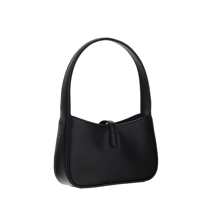 Black Calf Leather Bos Taurus Shoulder Bag Saint Laurent
