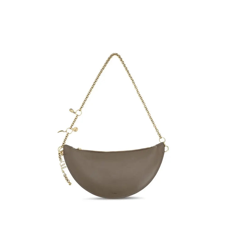 Gray Calf Leather Bos Taurus Shoulder Bag Chloé