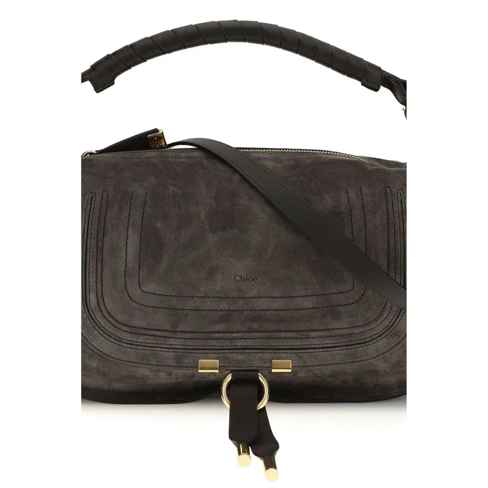 Brown Calf Leather Bos Taurus Shoulder Bag Chloé