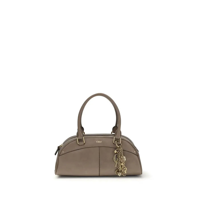 Gray Calf Leather Bos Taurus Handbag Chloé