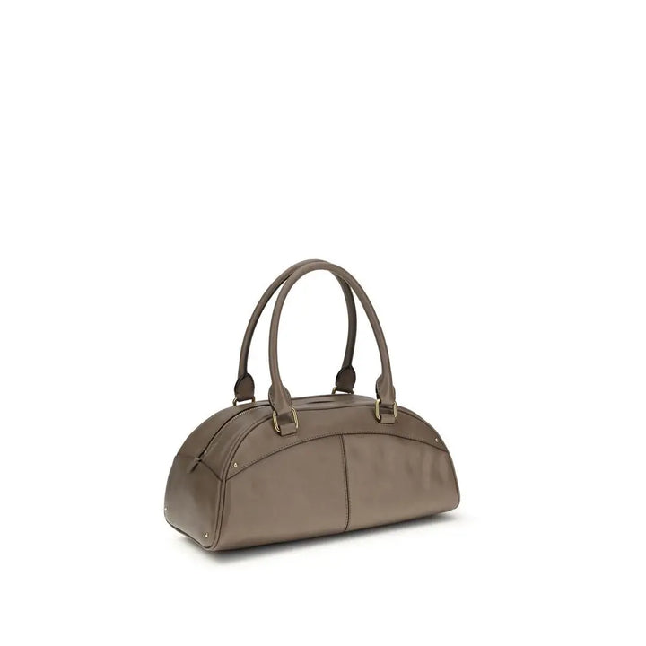 Gray Calf Leather Bos Taurus Handbag Chloé